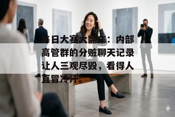 每日大赛大翻车：内部高管群的分赃聊天记录让人三观尽毁，看得人直冒冷汗。